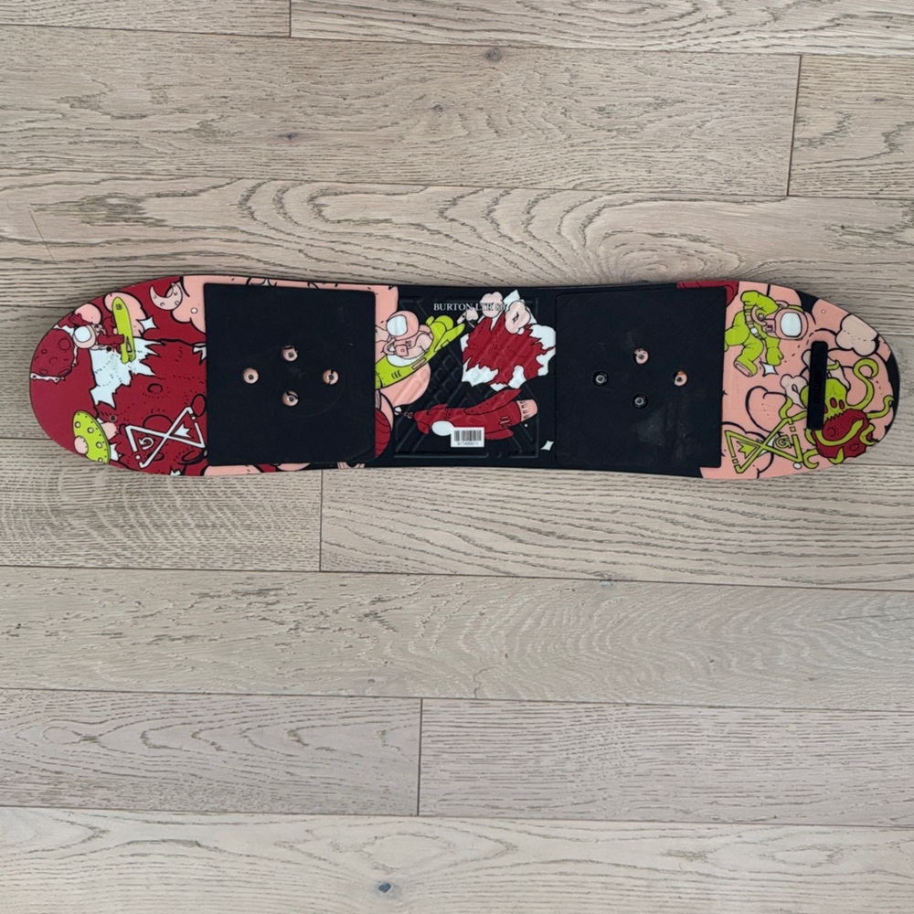 Burton Kids Skateboard with Red and Green Graphics